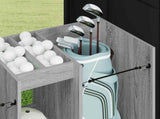 Golf Cabinet Plain Grey Sonoma 102 x 45 x 85.5 cm 899460