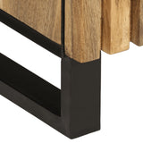 Sideboard 38x34x160 cm Solid Wood Rough Mango 377544
