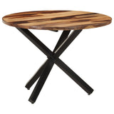 Dining Table 100x100x75 cm Acacia Wood with Honey Finish 321683