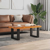 Coffee Table Teak Resin 100x50 cm 243467