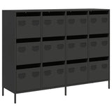Sideboard Black 135x39x103,5 cm Cold-rolled Steel 3307173