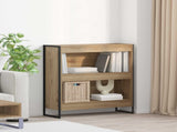 Book Cabinet Artisian Oak 80 x 30 x 86.5 cm Engineered Wood 886413