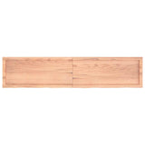 Wall Shelf Light Brown 180x40x cm Treated Solid Wood Oak 363718
