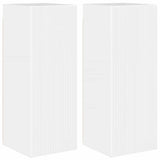 TV Wall Cabinet Wall-mounted 2 pcs Gloss White 30 x 31 x 80 cm 892298