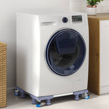 Washing Machine Base Grey 66 x 66 x 12 cm Stainless Steel 42009959