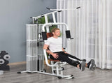 Multifunction Home Gym Weight Training Workout Station Fitness Strength Machine, White T3398P349212