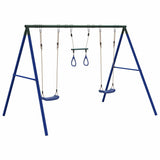 Outdoor Swing Set with Swings and Trapeze 3283590