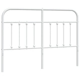 Metal Replace Headboard White 140 cm 352660