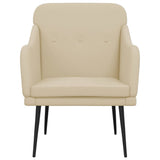 Armchair Cream 63x76x80 cm Fabric 351480