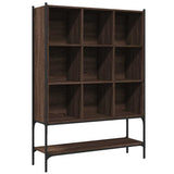 Bookcase Brown Oak 102x30x141.5 cm Engineered Wood 3214333