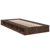 Bed Frame without Mattress Brown Oak 90x190 cm Single 3280530