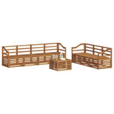 Sofa Sets 8 pcs Natural Solid Acacia Wood 3374504