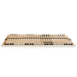 Slatted Bed Base without Mattress with 28 Slats 7 Zones 80x200 cm 246444