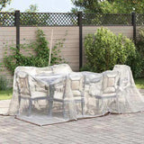 Clear Tarpaulin with Eyelets 3x4 m Polyethylene 4018556