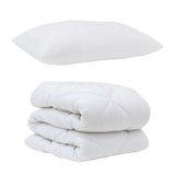 Duvet Set with Pillow 2 pcs White Microfiber 3376705