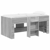 Kids'High Bed Frame 2 pcs Grey Sonoma 163 x 101.1 x 68.5 cm 3422576