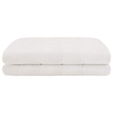 Weighted Blanket White 137 x 200 cm 6 kg 100% Cotton 205T 3442958