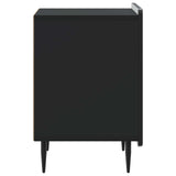Bedside Cabinet 2 pcs Black 43 x 34.5 x 52 cm Engineered Wood 894338
