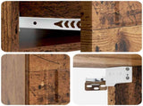 Wall-Mounted Bedside Cabinet 2 pcs Old Wood 49 x 34.5 x 20 cm 899312