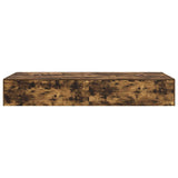 Storage Bed Frame Smoked Oak 80 x 200 cm Engineered Wood 3335337