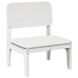 Garden Chair White 60x52.5x72 cm Solid Wood Pine 859318
