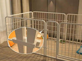 Dog Playpen Indoor Safe Play Dog Fence Heavy Duty Dog Pen for Small Medium Dogs 40848486