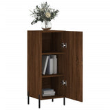 Sideboard Brown Oak 34.5x34x90 cm Engineered Wood 828555