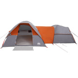 Camping Tent 5-Person Grey and Orange Waterproof 4009589