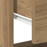 Nightstand 2 pcs Artisan Oak 45 x 34 x 44 cm Engineered Wood 863336
