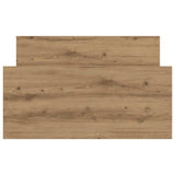 Bed Frame without Mattress Artisan Oak 90x190 cm Single Engineered Wood 857479