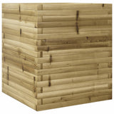 ZNTS Garden Planter 60x60x68.5 cm Impregnated Wood Pine 3282473