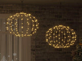 Ball 2 pcs Warm white 50 x 50 x 52 cm Metal 320 LEDs 42019111