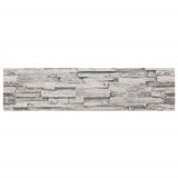 3D Wall Panels 14 pcs Light Grey 100x25 cm EPS 4008553