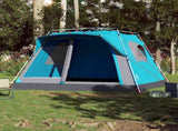 Family Tent Cabin 7-Person Blue Quick Release 4004217