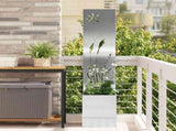Garden Privacy Screen Sliver 32 x 150 cm Stainless steel 876361