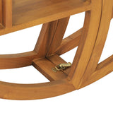 Yin Yang Wall Shelf 100x20x100 cm Solid Teak Wood 320772