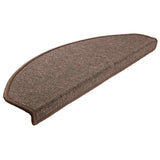 Stair Mats 20 pcs 65x24x4 cm Coffee Brown Half Round Large 3365793