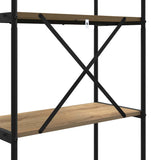 Bookshelf Artisan Oak 60 x 30 x 183 cm Engineered wood 879856