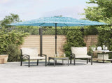 Garden Parasol with Steel Pole Blue 290x290x238 cm 4005083