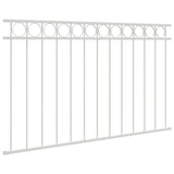 Fence Element ASSEN White 170 x 80 cm Steel 42003926