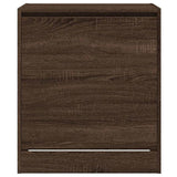 Shoe Cabinet Brown Oak 60x42x69 cm Engineered Wood 839986