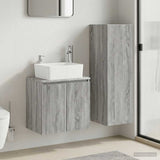 Bathroom Furniture Set 2 pcs Grey Sonoma 33 x 34.5 x 100 cm 3406129
