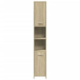 4 Piece Bathroom Furniture Set Sonoma Oak Engineered Wood 3324968