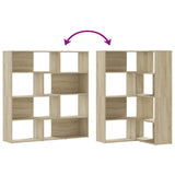 Corner Bookcase 4-Tier Sonoma Oak 85x85x140 cm Engineered Wood 3307812
