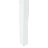 Dining Chairs 2 pcs White 42 x 47.5 x 81 cm Solid Rubber Wood 42020433