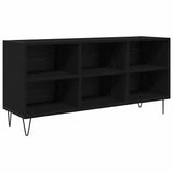 TV Cabinet Black Oak 103.5 x 30 x 50 cm Engineered Wood 881925