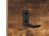 Wall-Mounted Coat Rack Wall-Mounted Smoked Oak 90 x 10 x 50 cm 874519