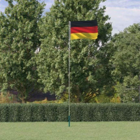 Germany Flag and Pole 5.55 m Aluminium 3147120