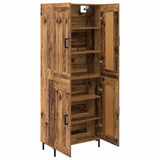 Highboard 2 pcs Old Wood Engineered Wood 3415685