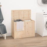 Laundry Box 88.5x44x66 cm Solid Wood Pine 823569